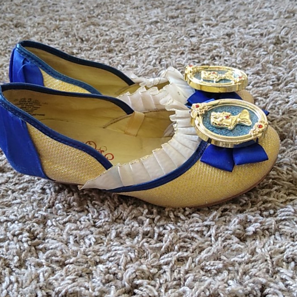 Girls snow white costume shoes - Picture 4 of 5